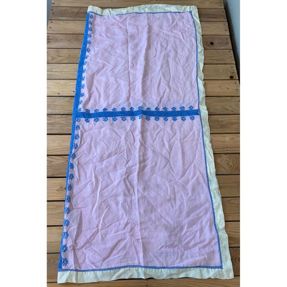 Handmade Other - Vintage Handmade Embroidered Table Cloth 53x50